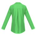 thumbnail image 3 of Blouses Amples pour Femmes Grande Taille à Boutons Manches Longues Vert TTG, 3 of 6
