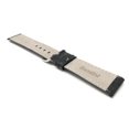 thumbnail image 4 of 24mm Mens' Alligator Style Leather Watch Strap Band, White Stitching, Stainless Steel Buckle, 4 of 7