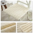 thumbnail image 4 of Patio Seat Cushions Soft Plush Chair Cushion with Fixed Rope Non Slip Seat Cushion Comfortable Dining Chair Cushion Suitable for Home office Patio Dormitory Library 16x16In, 4 of 8