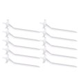 thumbnail image 1 of ANGGREK Curved Golf Tees,Golf Ball Tees,10pcs Plastic Curved Golf Tees White Durable Lightweight Accessory For Training Practicing, 1 of 8