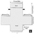 thumbnail image 3 of Bdday Chair Slipcovers Recliner Sofa Towel Anti-Dirty Pet Sofa Cushion Solid Color Rocking Chair Massage Chair Sofa Protection Cover Towel Recliner Chair Cover Chair Covers for Outdoor Furniture, 3 of 6