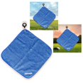 thumbnail image 2 of facefd 30x30cm Microfiber Golf Towel Sweat-absorbent Wiping Cloth Sports Blue, 2 of 5