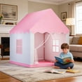 thumbnail image 4 of Gaming Tent Foldable Indoor Outdoor Storage Castle Toy House for Play Relax Read Yellow, 4 of 7