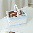thumbnail image 4 of EGNMCR Storage Bins, Storage Containers Outdoor Camping Folding Box Car Trunk Camping And Picnic Storage Box Small Household Storage Container. P lastic storage b ox, 4 of 6