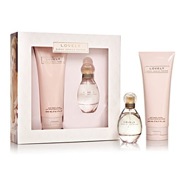 Lovely par Sarah Jessica Parker pour Femmes - Ensemble Cadeau 2 Pcs 1.7oz EDP Vaporisateur, 6.7oz Lotion pour le Corps Douce