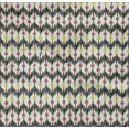 thumbnail image 4 of oneOone Tissu Popeline Sergé Coton Bio Chevron Ikat Imprimé 1 Yard 42 Pouces de Large, 4 of 4