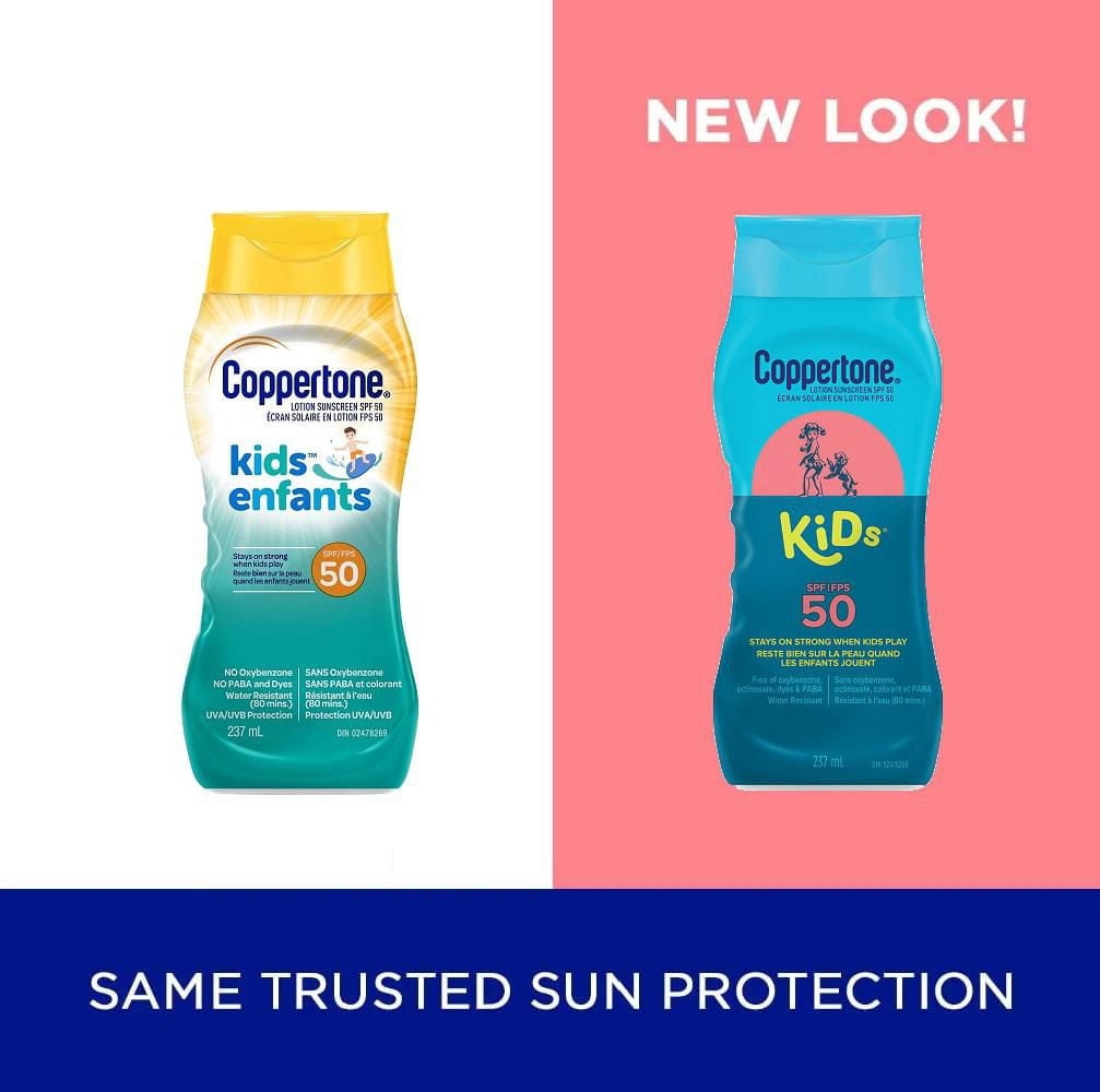 Coppertone écran solaire pour Enfants FPS 50, Résistant à L’Eau, 237 mL