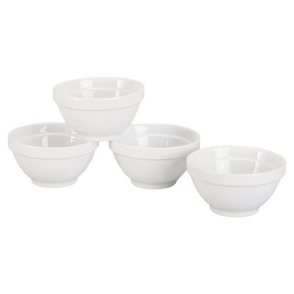 BIA cordon Bleu Bol Empilable de 16 Onces, Ensemble de 4, Blanc