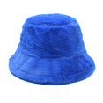 thumbnail image 1 of Womens Solid Color Winter Thermal Windproof Bucket Fisherman Hat For Women For Girls, 1 of 4