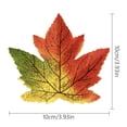thumbnail image 3 of Iamnij 50Pcs Fall Artificial Maple Leaves Thanksgiving Autumn Leaf For Weddings Autumn Parties Art Scrapbooking Decorations, 3 of 8