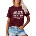 thumbnail image 1 of Hauts à Manches Courtes pour Femmes T-Shirt Décontracté à Col Rond Imprimé Ample Blouse Sexy pour Femmes, 1 of 6