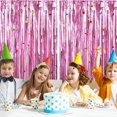 thumbnail image 3 of 1pcs Set 9.8ft Gold Aluminium Foil For Birthday Party Photo Backdrop Fringe Curtain Tinsel Curtain Backdrop Streamers Party 1pcs Set 9.8ft Gold Aluminium Foil Photo Backdrop For Birthday Party Stream, 3 of 8