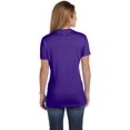 thumbnail image 3 of Hanes T-Shirt à Col en V Nano-T pour Femmes, m, Violet, 3 of 4