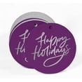 thumbnail image 2 of Inkdotpot Real Silver Foil Happy Holiday Tags Favor Hang Paper Tags 100 Pieces, 2 of 6