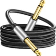 thumbnail image 1 of Guitar Cable Instrument Cable 1/4inch cable Stereo Audio Cable jack for Electric 1.8M, 1 of 7