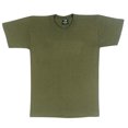 thumbnail image 2 of Rothco Kids T-Shirt - Olive Drab, Small, 2 of 5