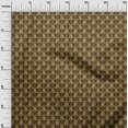 thumbnail image 3 of oneOone Rayon Brown Fabric Ogee Craft Projects Decor Fabric Printed By The Yard 56 Inch Wide, 3 of 4