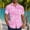01 Hot Pink, variant on Weiqiqre Mens Golf Shirt Short Sleeve Button Down Bowling Shirts Retro Summer Tropical Beach Casual Dress Shirt for Men