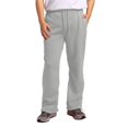 thumbnail image 2 of Men's Rope Loosening Waist Plush House Solid Color Pocket Trousers Sprinkle Workout Pants Loose Sports Trousers, 2 of 5