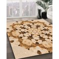 thumbnail image 3 of Ahgly Tapis Rectangulaire Lavable en Machine Intérieur Transitionnel Orange Pastel, 8 Pieds x 12 Pieds, 3 of 7