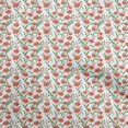 thumbnail image 1 of oneOone Tissu Georgette Viscose Orange Matériel de Robe Florale Tissu Imprimé Tissu au Mètre 42 Pouces de Large, 1 of 4