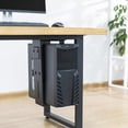 thumbnail image 1 of MotionGrey Under Desk Computer Mount CPU, Under Desk PC Mount, PC Holder adjustable height Swivelling 360 for PC Mount tower - Black, 1 of 7