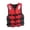 Red, variant on Lipstore Swim Jacket Adjustable Waistcoat Life Vest for Fishing Wakeboarding Drifting XXXL Red