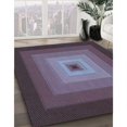 thumbnail image 3 of Ahgly Company Machine Washable Indoor Square Transitional Plum Purple Area Rugs, 7' Square, 3 of 7