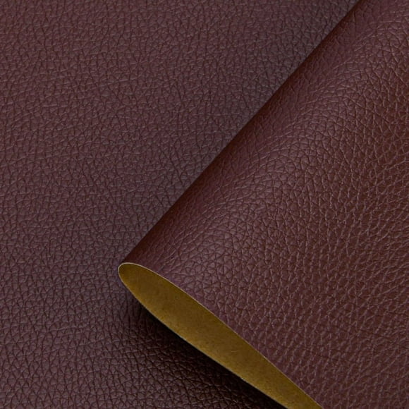 DEBGFS Leather and Vinyl Repair Tape 12x50 inch Strong Adhesion Backing Self Adhesive Vinyl and Leather Repair Kit for Car Seat Couch Furniture Jacket. Bonded Leather Repair Roll,darkbrown