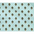 thumbnail image 4 of oneOone Cotton Flex Fabric Floral Block Printed Fabric 1 Yard 40 Inch Wide, 4 of 4
