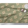 thumbnail image 3 of Soimoi Poly Georgette Fabric Floral Block Decor Fabric Printed Yard 42 Inch Wide, 3 of 5