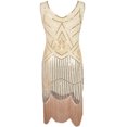 thumbnail image 1 of Plus Size Vintage 1920s Flapper Tassel Great Evening Party Cocktail Dress, 1 of 1