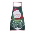 thumbnail image 2 of Todaioua Christmas Printed Apron for Adults with Adjustable Neck & Waist Straps - Waterproof Stain-Resistant Polyester Kitchen Pinafore for Holiday Cooking, Baking Parties, and Festive Home Decor​, 2 of 7