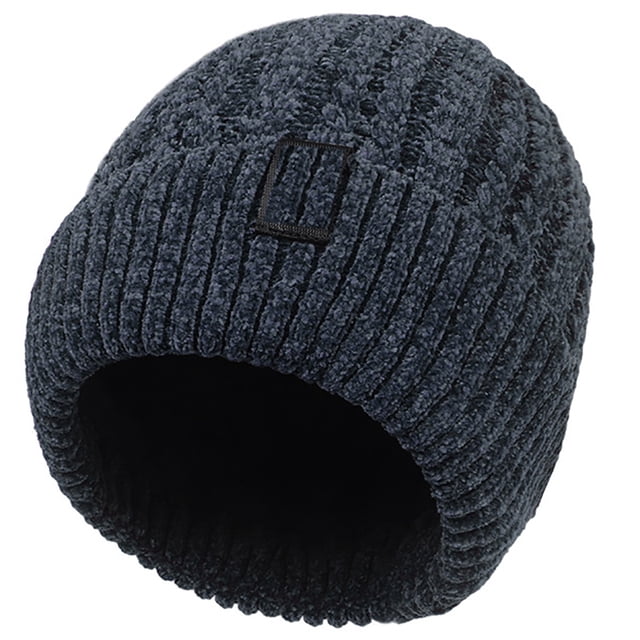 Bangcool Tuque pour Homme Chaude et Respirante en Tricot Tuque à Revers Casquette de Montre pour l'Hiver