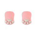 thumbnail image 3 of relayinert Stylish Cat Paw Gaming Mouse Mat Wrist Protection Non-slide Base Safe Cute DS-015 pink gray 2Set, 3 of 6