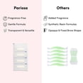 thumbnail image 3 of Parissa Natural Eyebrow Wax Strips | Brow Wax Kit for Eyebrows, Edges & Stray Hairs | Gentle for Sensitive Skin, 3 of 9