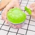 thumbnail image 4 of Coofit Manual Garlic Chopper Plastic Mini Vegetable Chopper Food Chopper for Home, 4 of 10