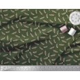 thumbnail image 3 of Soimoi Green polyester Crepe Fabric Eagle Feather Decor Fabric Printed Yard 42 Inch Wide, 3 of 3