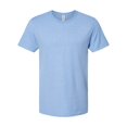 thumbnail image 1 of Jerzees T-Shirt Col Rond pour Hommes, Mélange Premium, Filé à l'Anneau, TG, Carolina Heather, 1 of 1