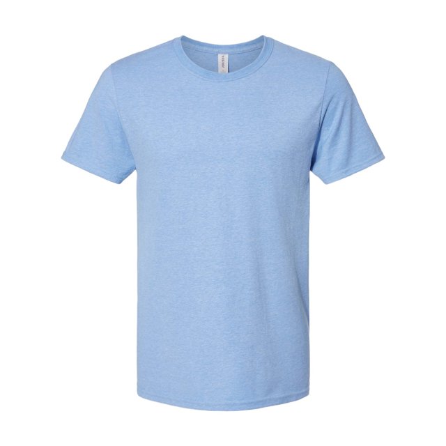 Jerzees T-Shirt Col Rond pour Hommes, Mélange Premium, Filé à l'Anneau, TG, Carolina Heather