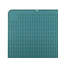 thumbnail image 4 of facefd Silicone Sec Évier Rapide Support de Tapis Résistant à la Chaleur Imperméable 45x40cm Plat Drainant Mat Vert, 4 of 8