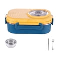 thumbnail image 2 of Oleegame 2 Pcs Rangement de Produits École Enfants Boîte à Lunch en Acier Inoxydable de Contenants Alimentaires Rangement pour Enfants Sac à Lunch Isolé Boîte à Lunch Réutilisable pour Travail École Pique-Nique Plage, 2 of 9