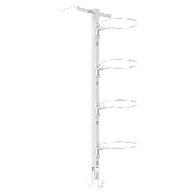 Supports de Rangement 1 Support de Basketball à Plusieurs Niveaux, Peut Être Installé Sans Clous, en Fer Durable, Multifonction, Utilisé pour Organiser et Ranger des Supports de Basketball