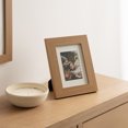 thumbnail image 2 of DesignOvation Tinta 5" x 7" Matted to 3.5" x 5" Brown Tabletop Picture Frame, 2 of 7