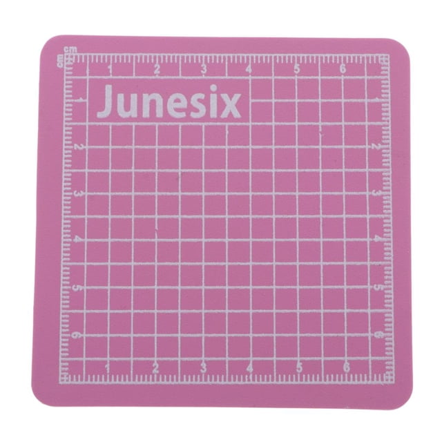 8X8CM PVC Mat Board Lines Craft Tool - Pink