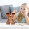 thumbnail image 3 of LSLJS Wooden English Letter Saving Can Transparent Glass Saving Can, Piggy Bank, 3 of 6