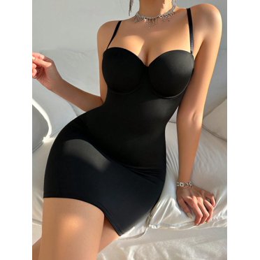 Robe Gainante à Demi-Bonnet pour Femme