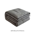 thumbnail image 4 of Dvruxg Soft Washed Microfiber Duvet Insert – Lightweight, All-Season Comforter, Breathable, Machine Washable, Gray(78.7"x90.6"), 4 of 5