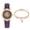 E, variant on RKSTN Watches for Women Watches Set S Tarry Sky Ladies Bracelet Watch Casual Leather Sports Q Uart Watches