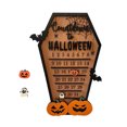 thumbnail image 1 of Décorations Décor d'Halloween, d'Automne,Calendrier d'Halloween à Rebours, Calendrier Cercueil d'Halloween, Calendrier à Blocs Mobiles, Calendrier des Arrivées, Décoration d'Halloween,Décorations d'Halloween Extérieur Intérieur, 1 of 3